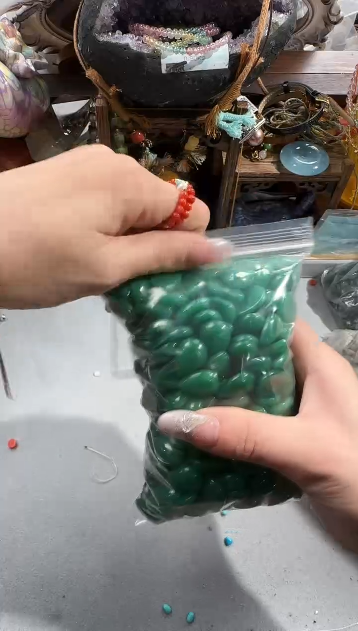 未镶嵌石英质玉珠宝半成品碧***?4681