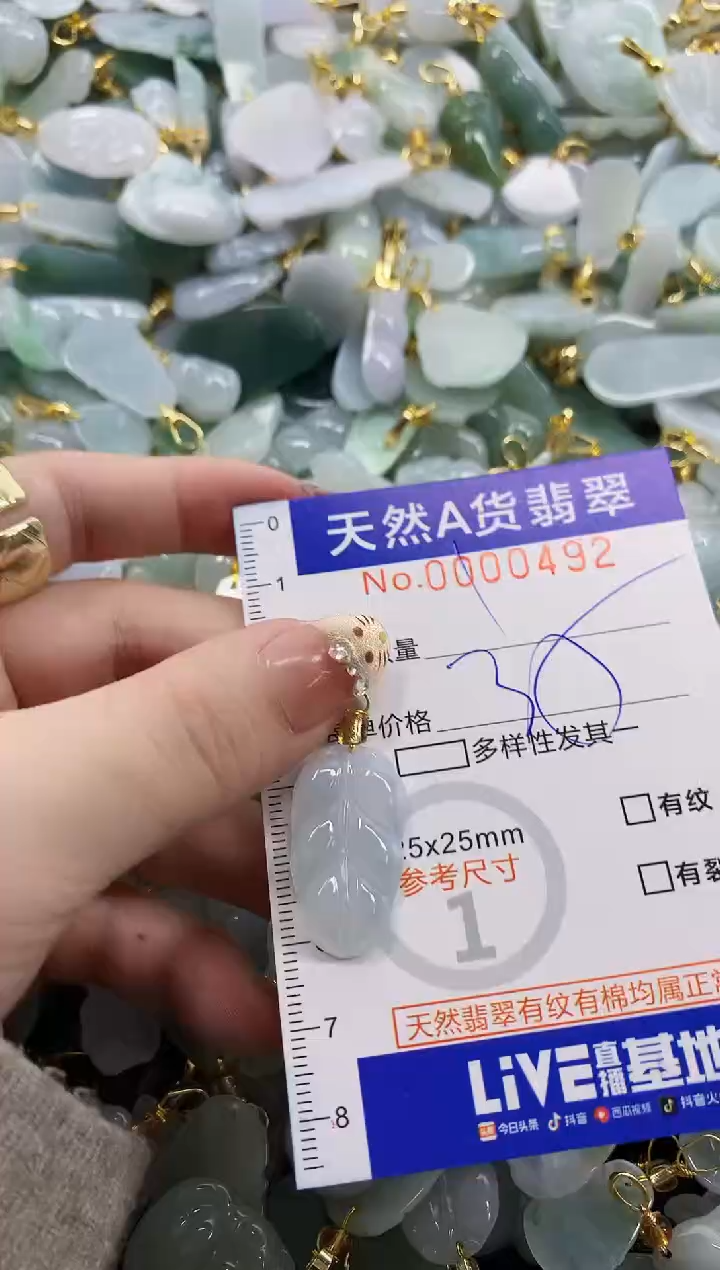 颈饰未镶嵌翡翠天然A货翡翠