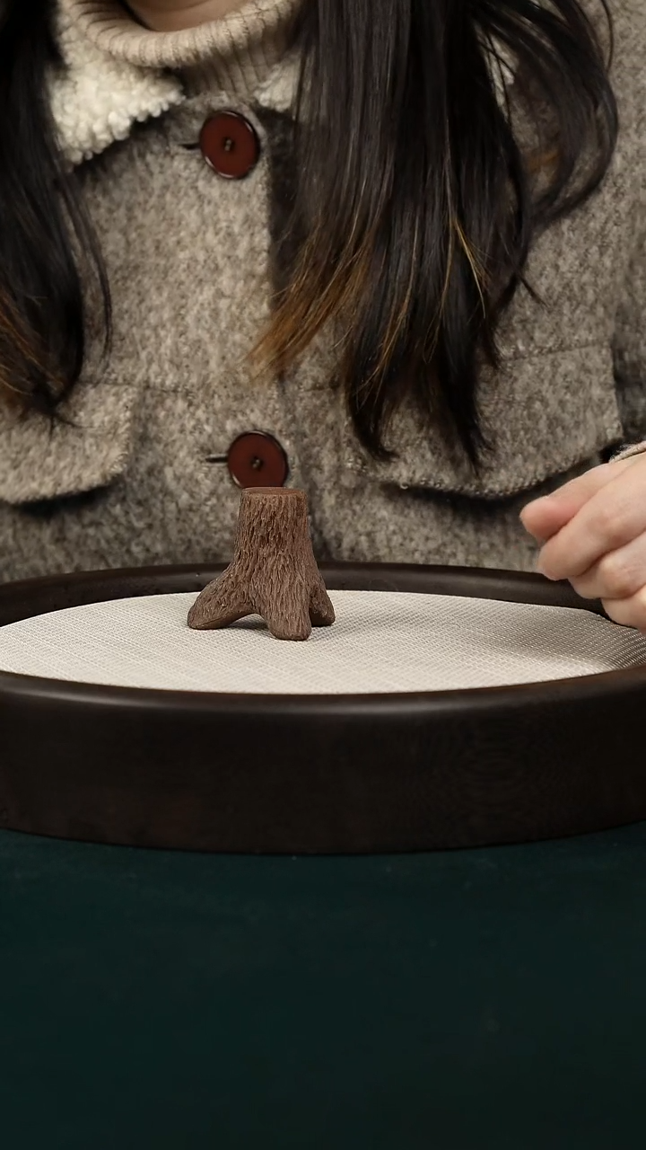 【闪购商品】紫砂茶壶手工树桩盖置