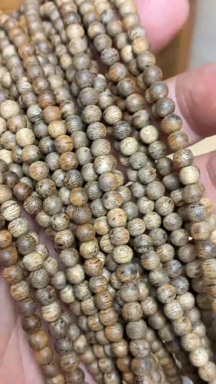沉香手串 文莱圆珠长串昆仑梅格0.5多样性发其一