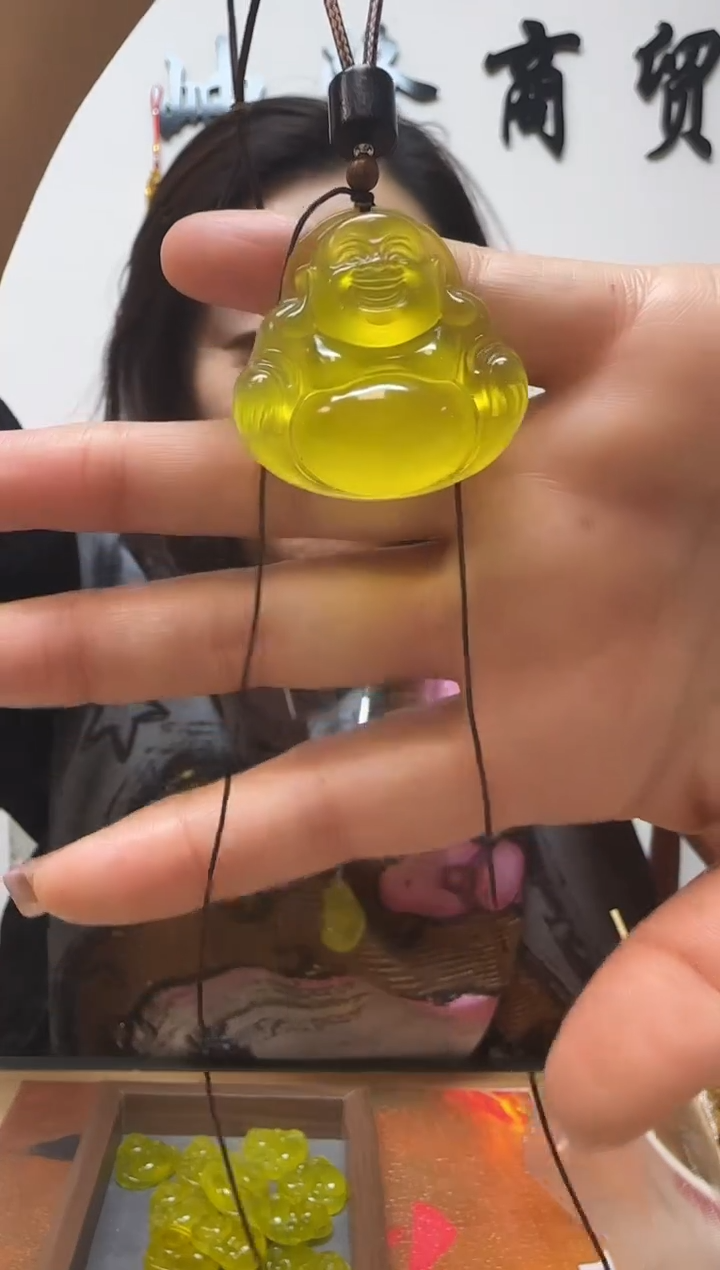 未镶嵌岫玉佛公绳子款多样性发货其中之一