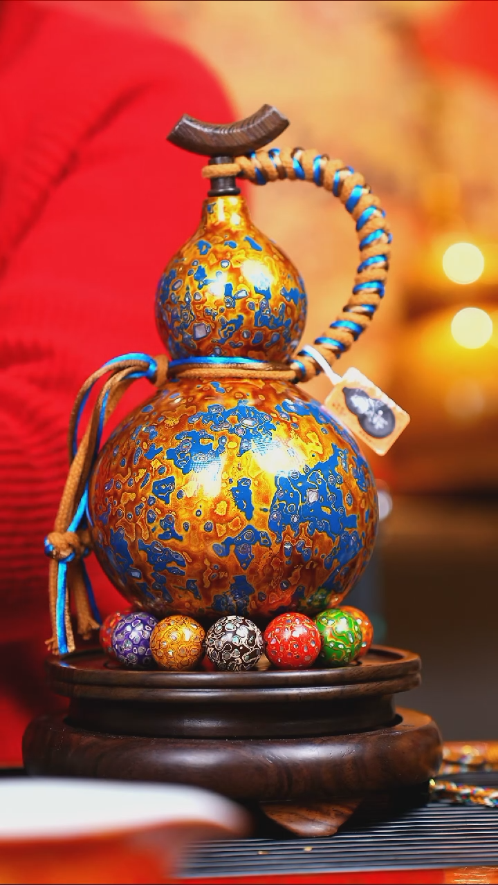 【闪购商品】JW083非遗臻选大漆酒葫芦