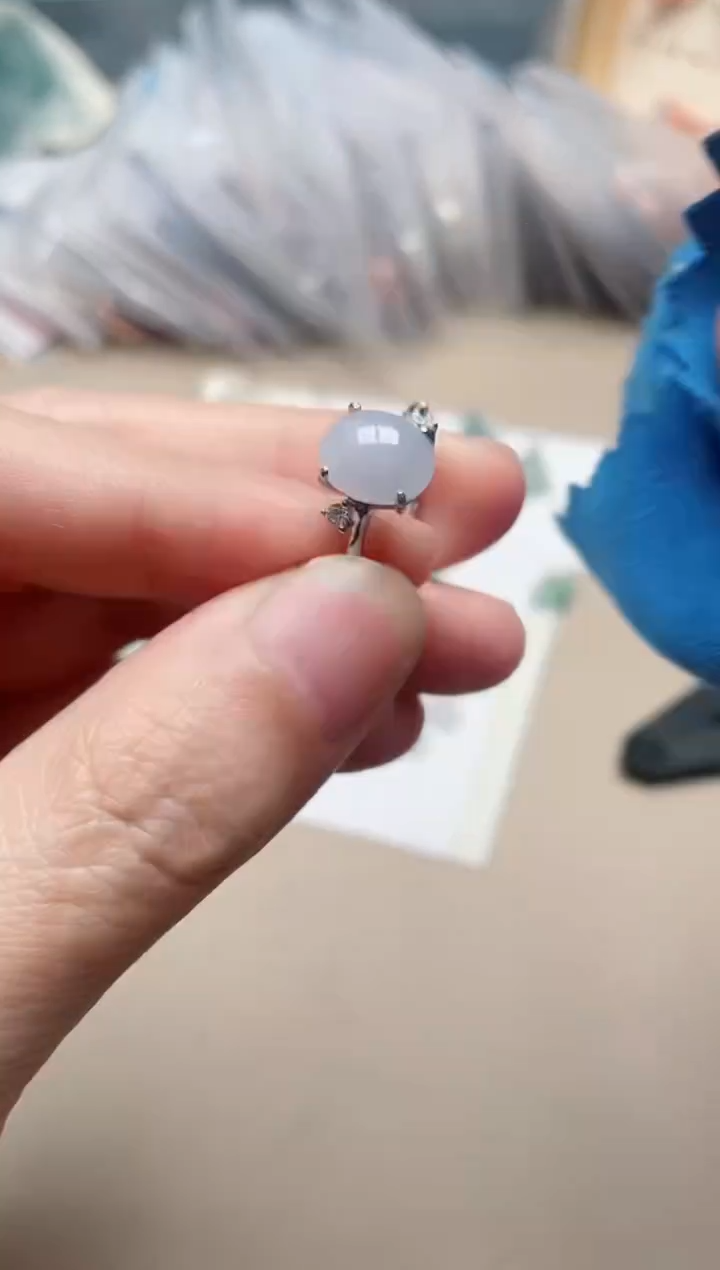 【闪购商品】翡翠戒指银S925镶嵌1000000024