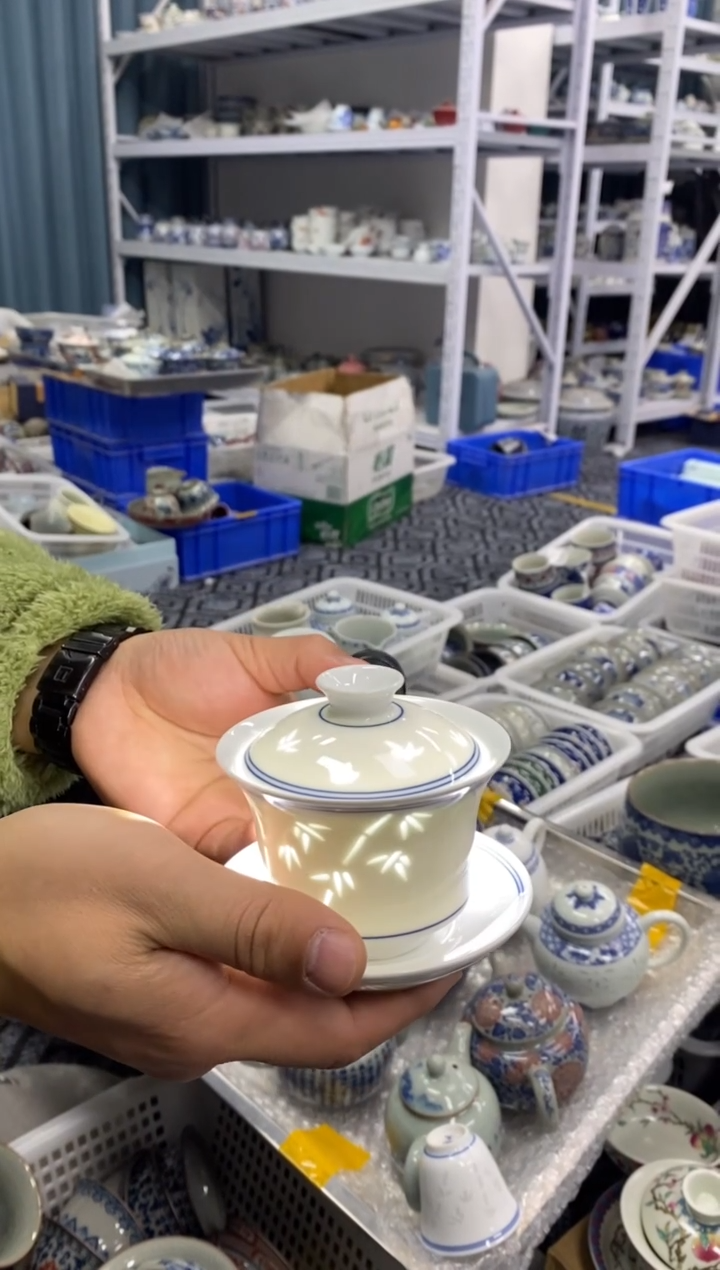 摆件陶景德陶瓷茶具容量约130