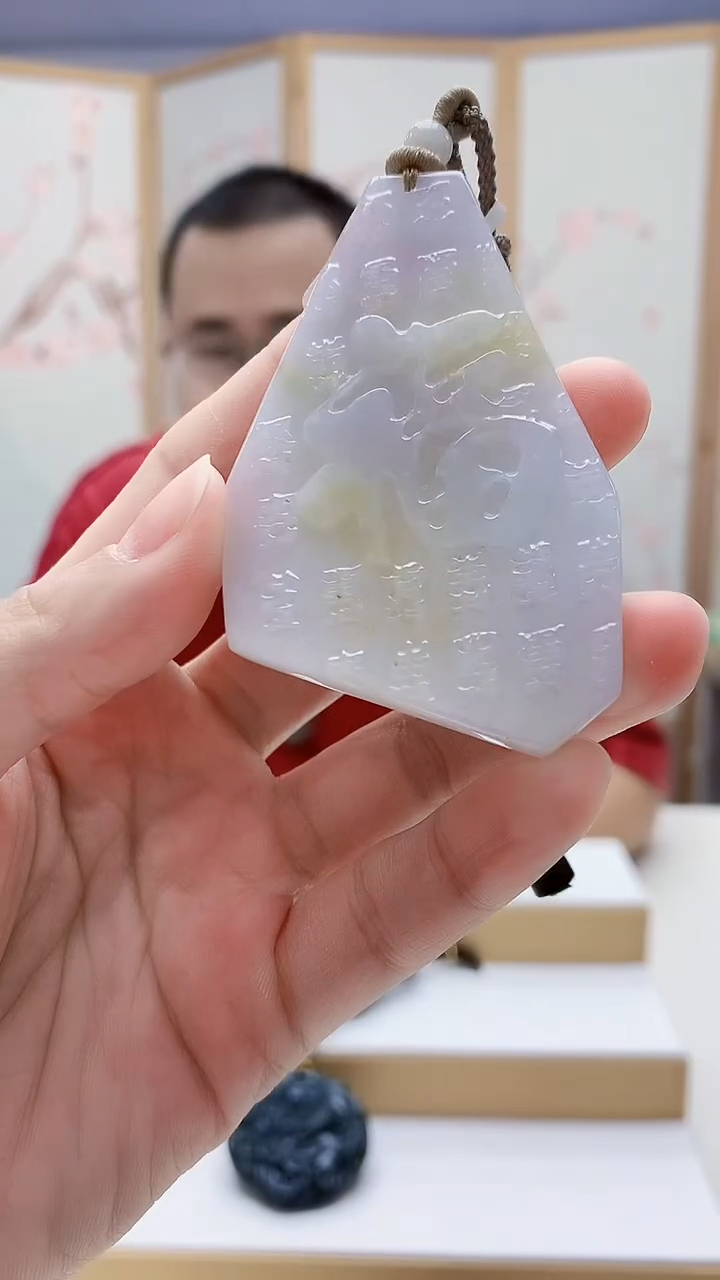 未镶嵌定制翡翠5167lr-毛货挂件97