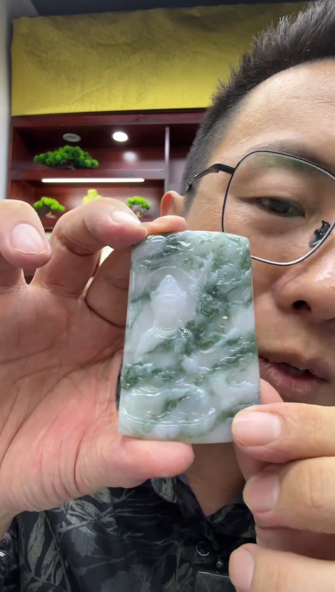 翡翠未镶嵌挂件A货翡翠多样性孤品