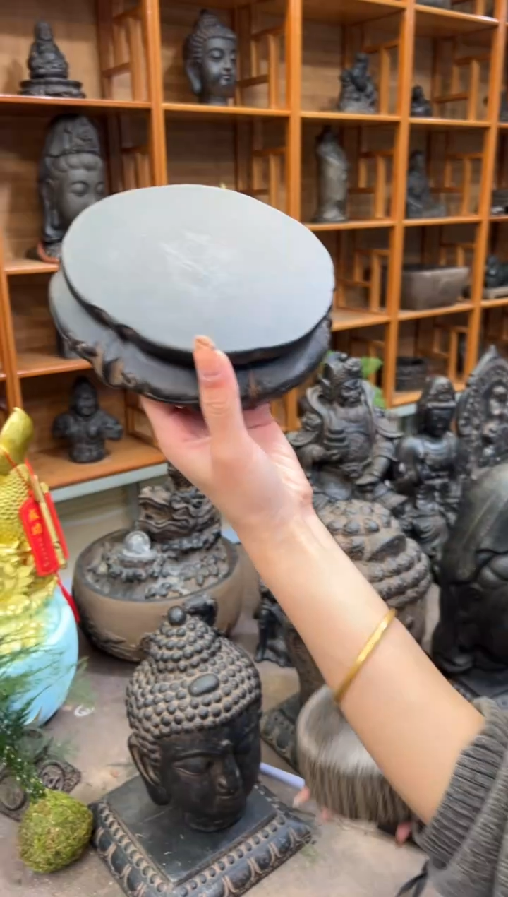 陶土【火山泥】金箍坛底座