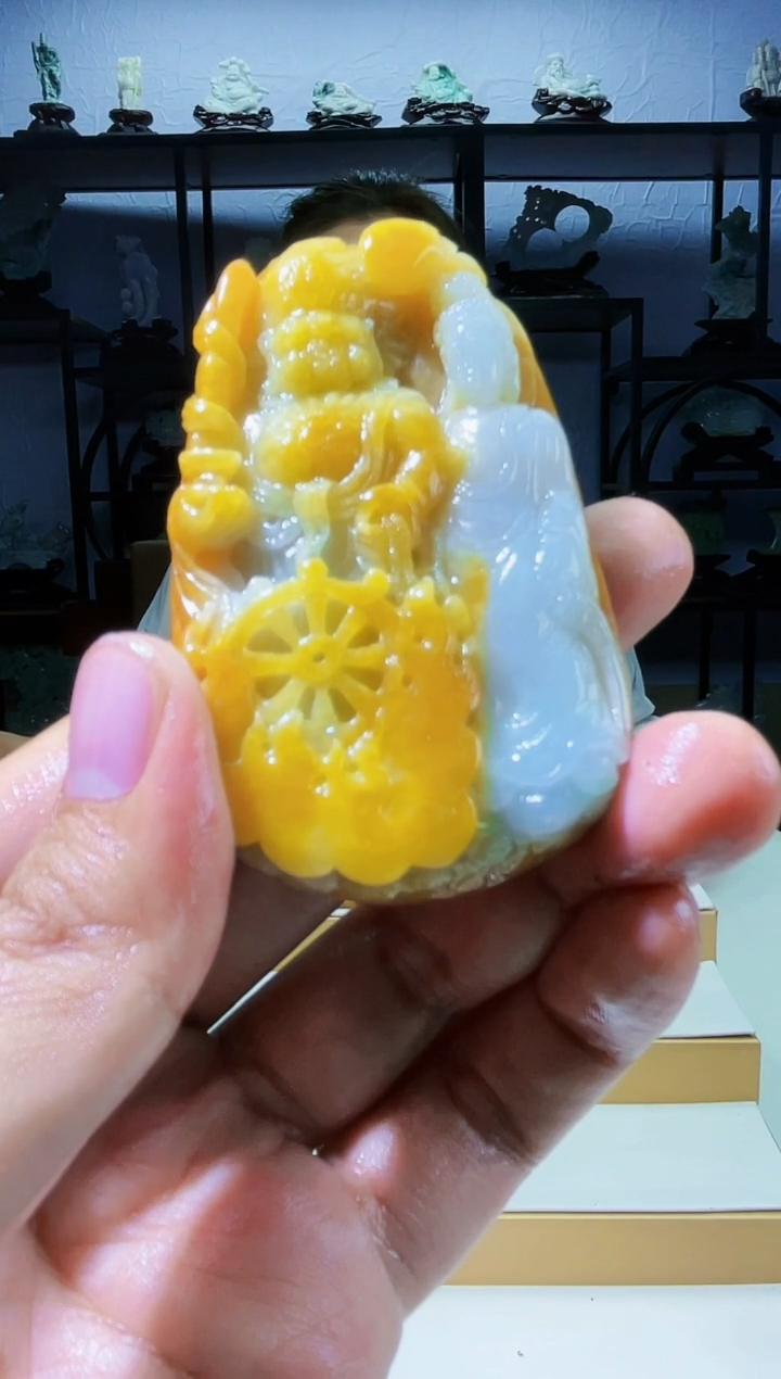 【闪购商品】定制翡翠未镶嵌毛货01250397 