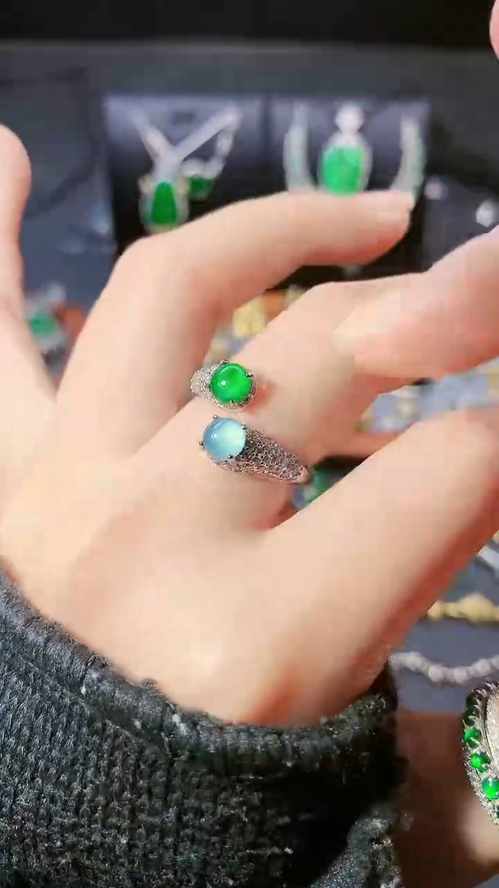 【闪购商品】翡翠戒指未镶嵌戒指