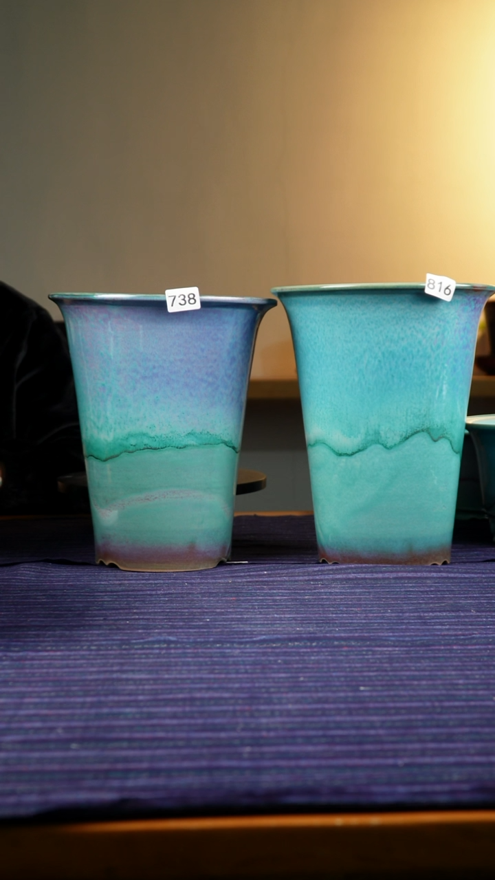 乐*738+816窑变兰花盆