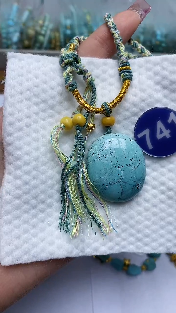 【闪购商品】绿松石项链未镶嵌741