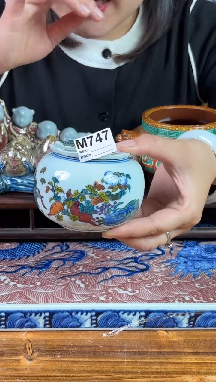 摆件景德镇陶瓷仿古摆件M747