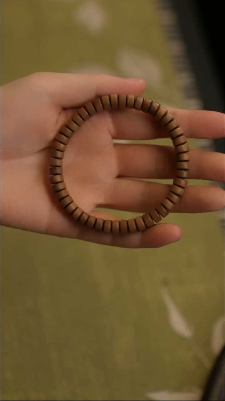 金丝楠手串/手链4x7药片珠黑肉老山檀