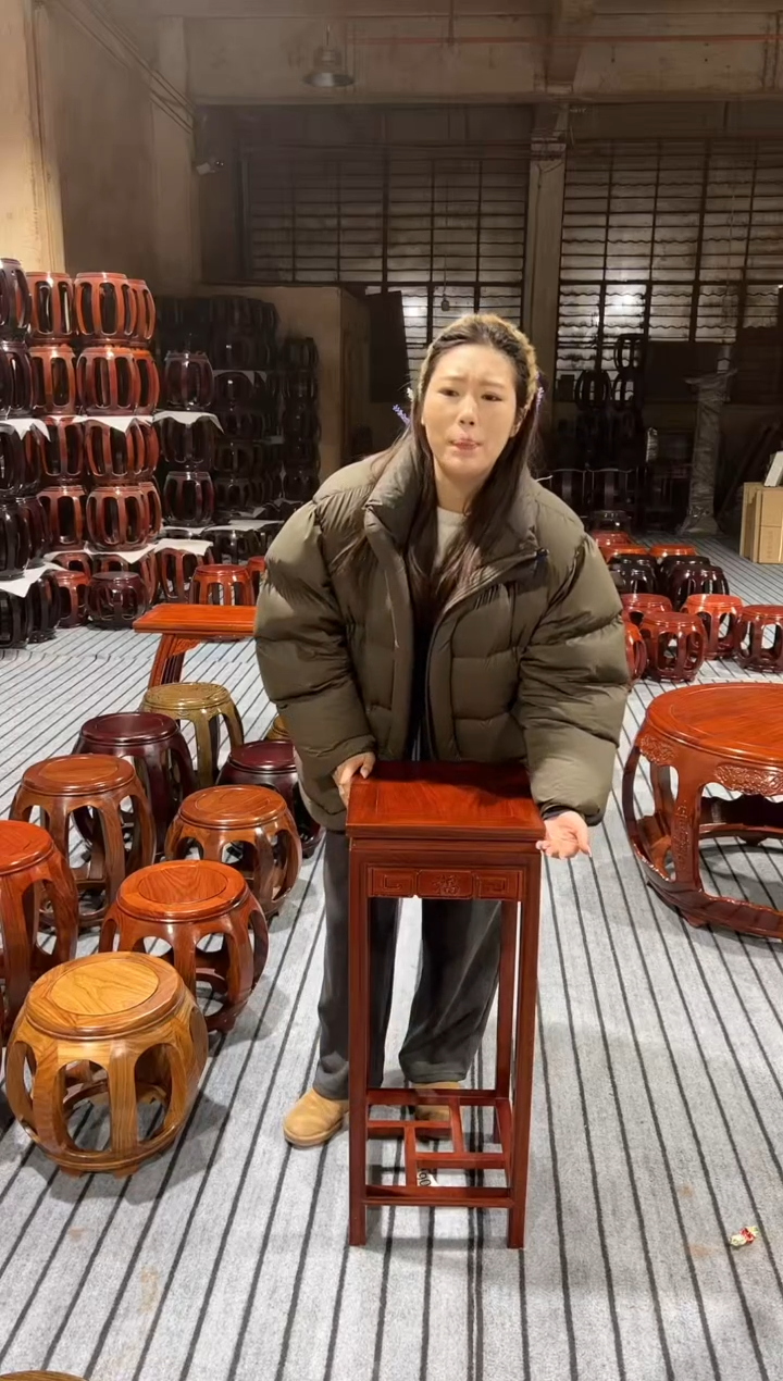 【闪购商品】花梨木类家具亚花梨亚花色花架