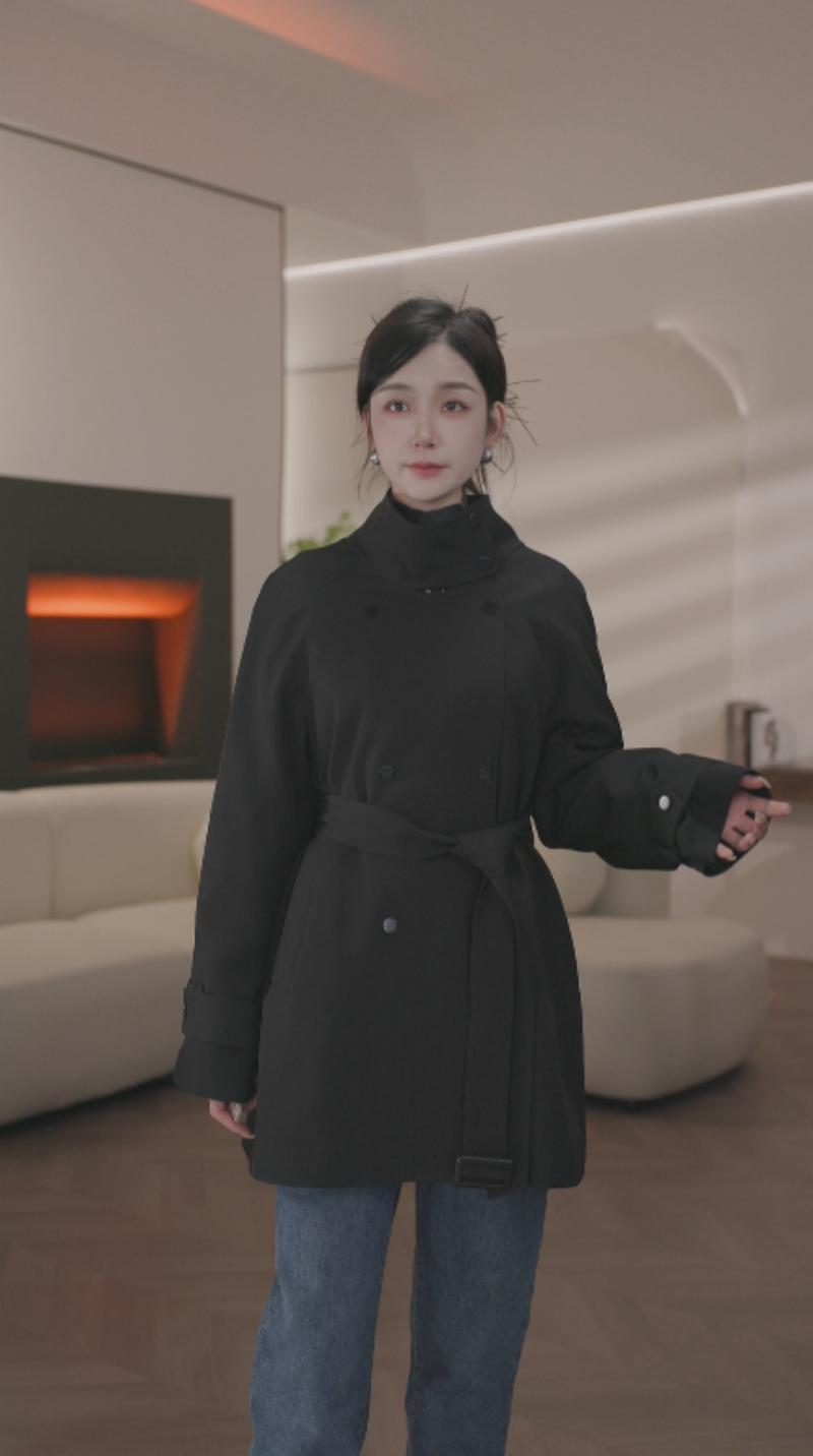 2025冬季新品显瘦保暖排骨轻薄款泡芙舒自在百搭短款羽绒服2618