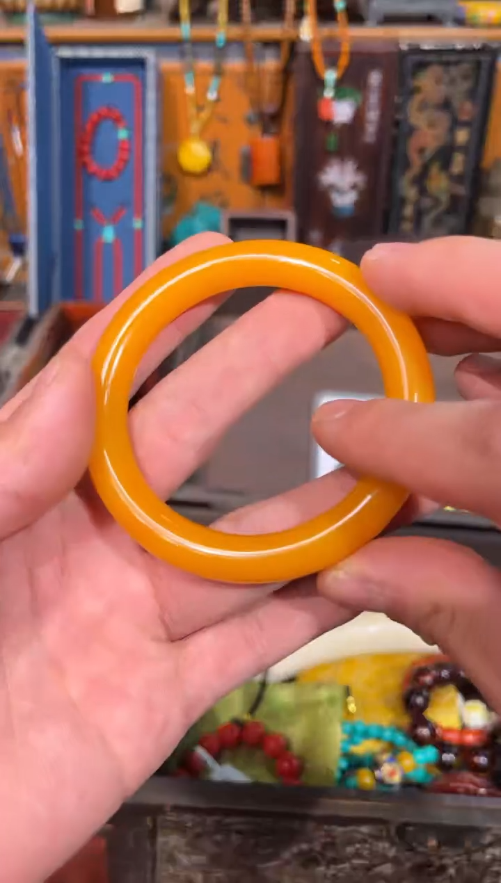 【闪购商品】石英质玉（黄龙玉）手镯合金88羊羊羊羊羊羊羊羊