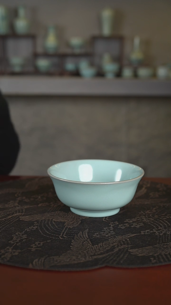 【闪购商品】杯汝窑天青色汝窑碗