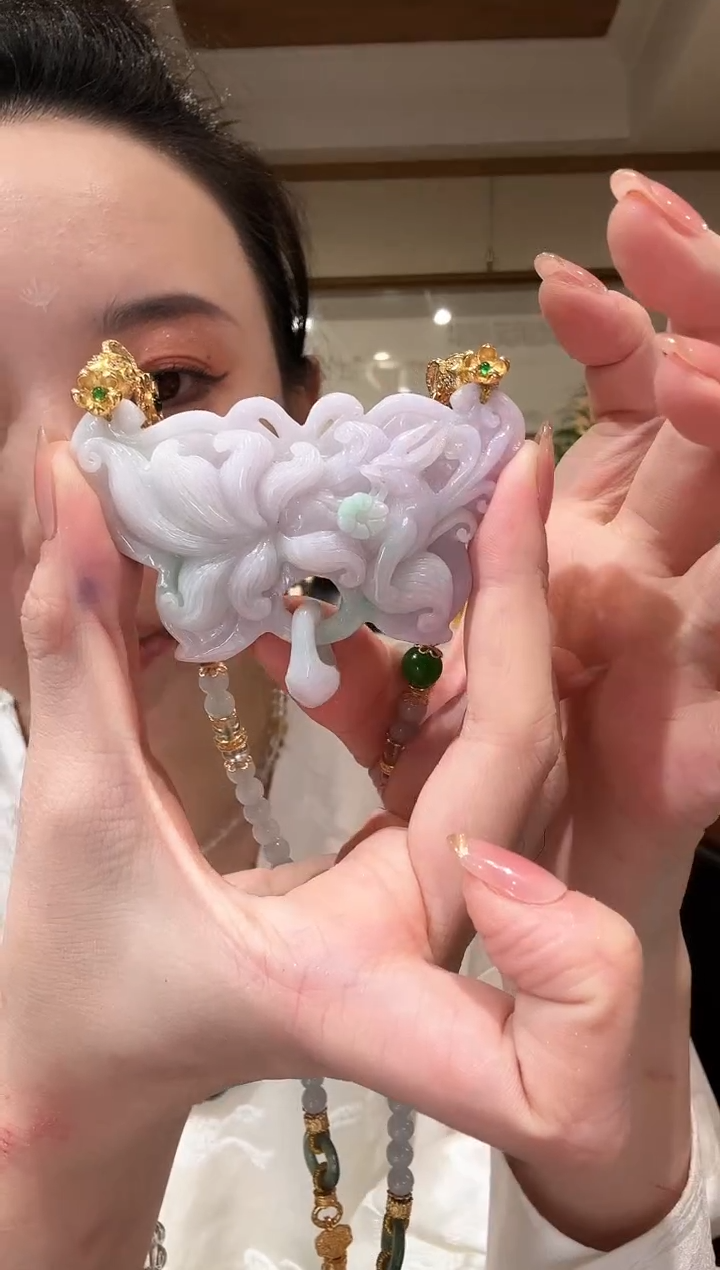 【闪购商品】翡翠颈饰未镶嵌国风