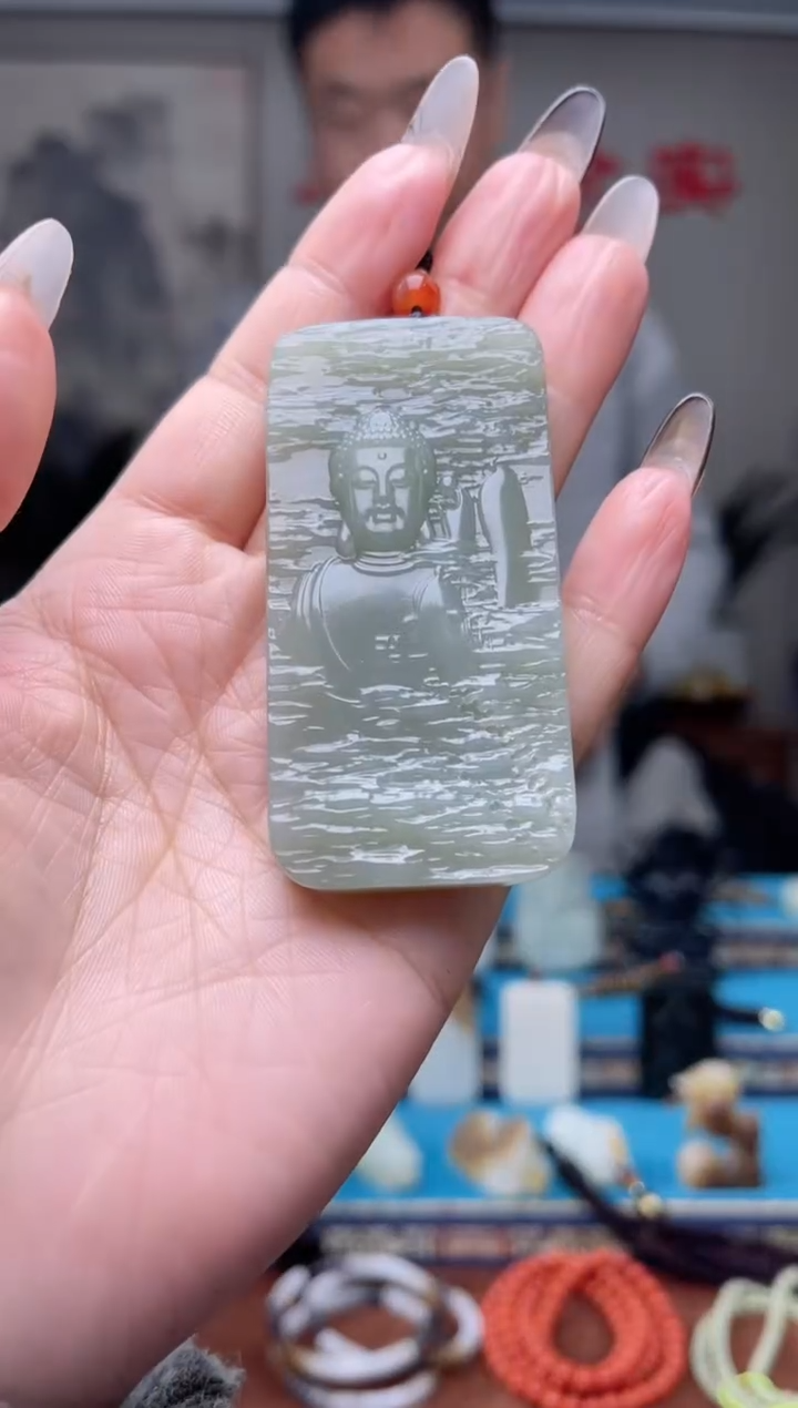 【闪购商品】和田玉挂件未镶嵌1