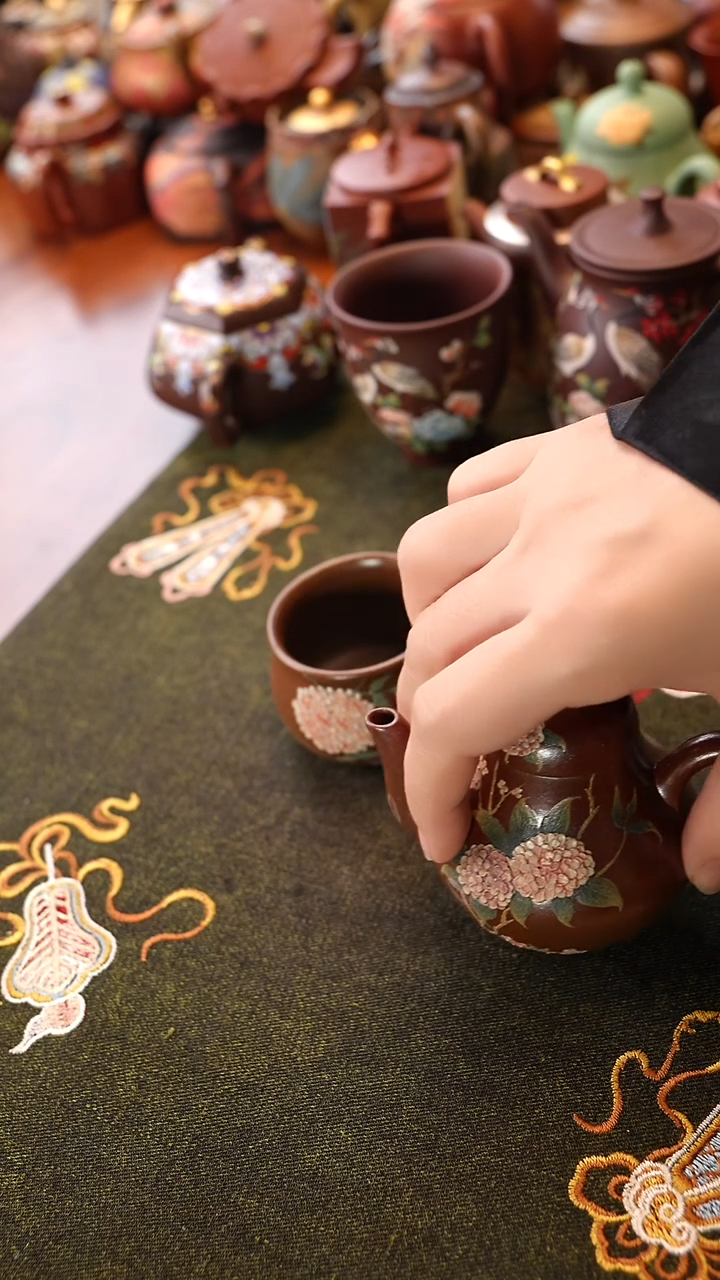 茶壶紫砂柴烧思婷