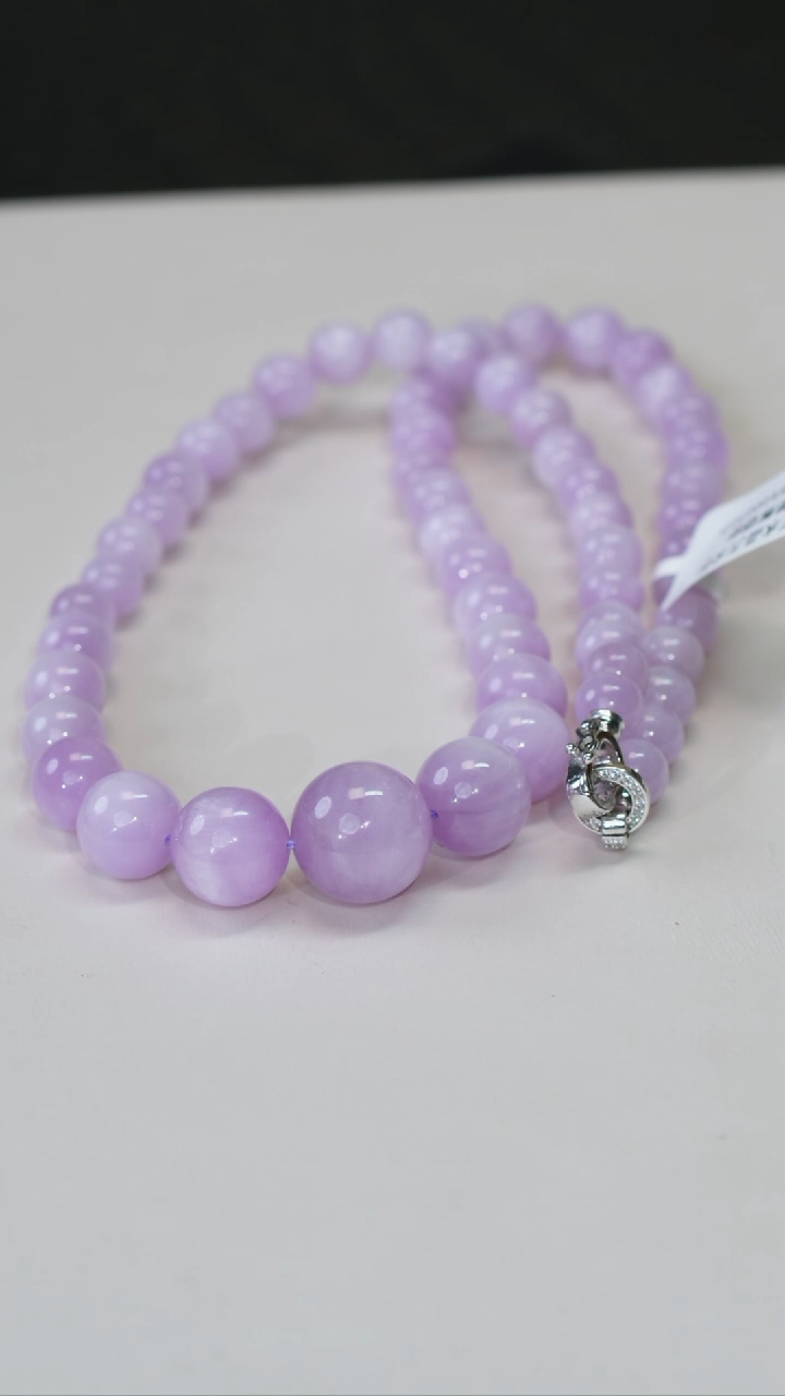 塔链锂辉石未镶嵌紫锂辉塔链  M30439 