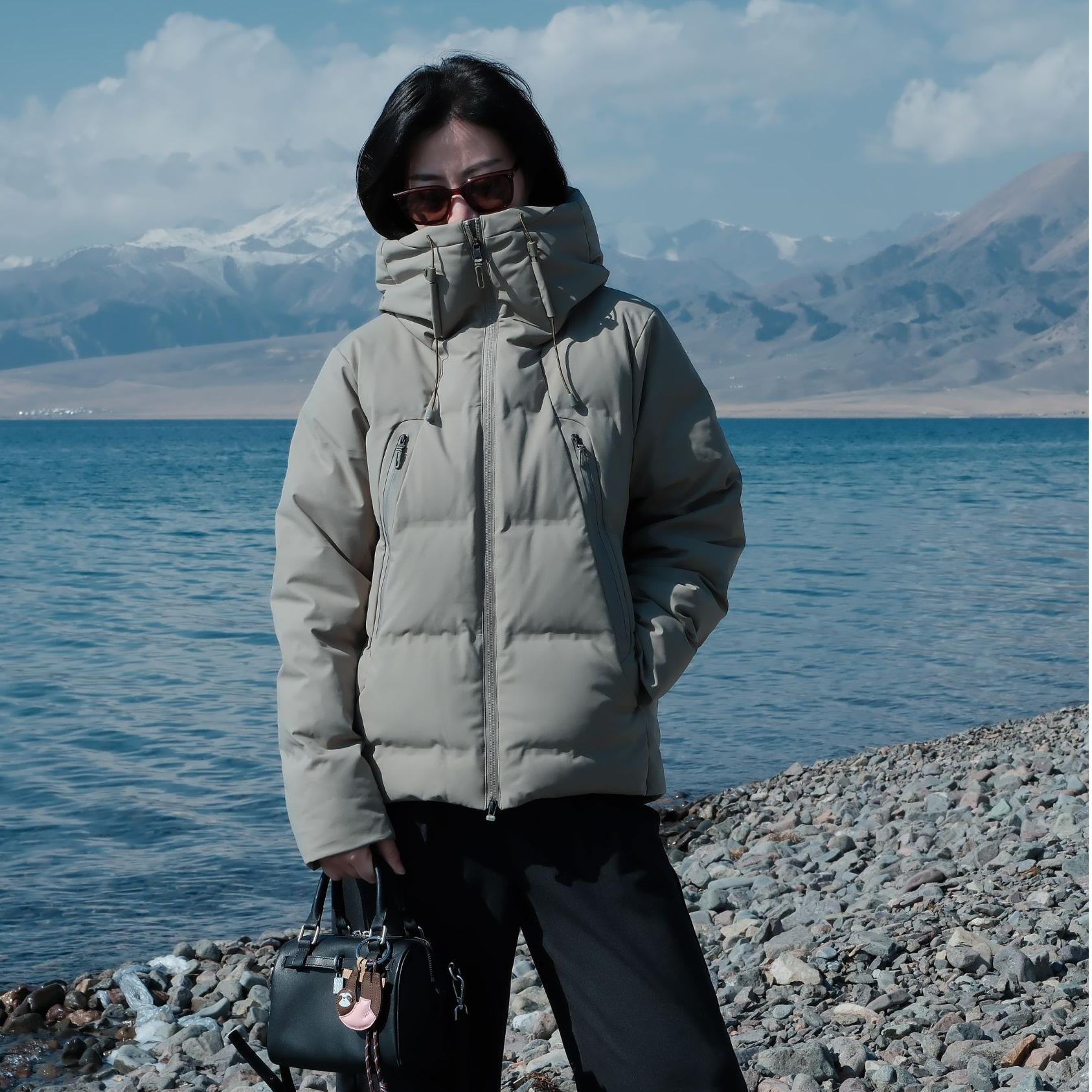 Auri.Norm【雪玉】三星95罗曼白鹅绒服抗风防水小众设计师特别款