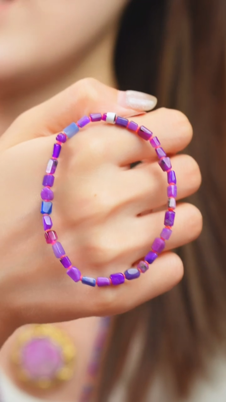 苏纪石（舒俱来）未镶嵌手串2