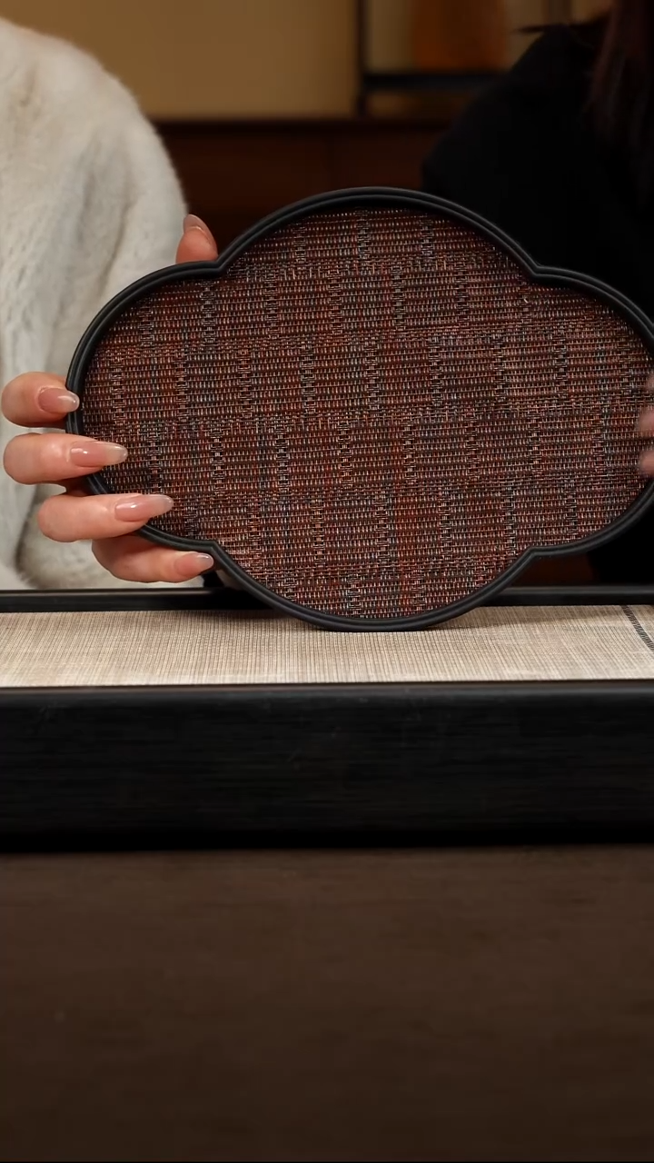 茶壶紫砂【P003】竹编壶承