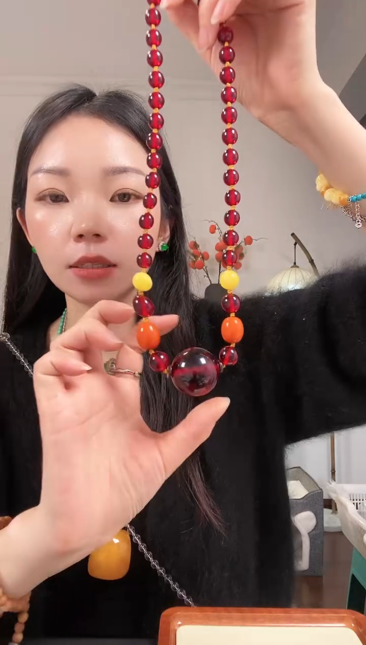 【闪购商品】琥珀颈饰未镶嵌A157AAAAAAA