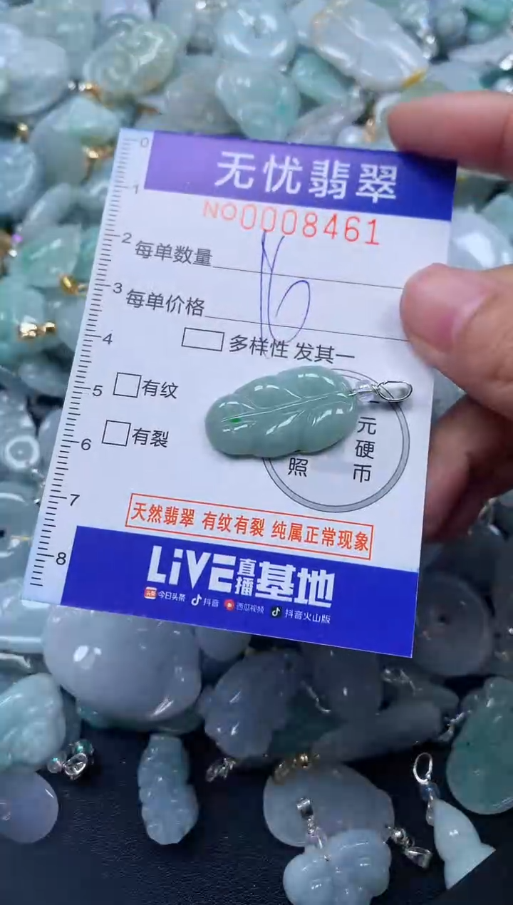 颈饰未镶嵌翡翠8461