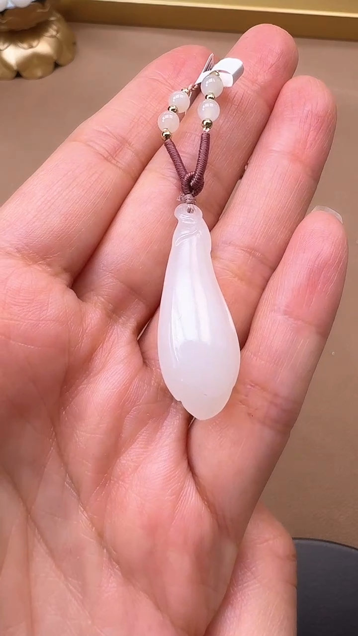 【闪购商品】和田玉吊坠未镶嵌1427 玉兰花