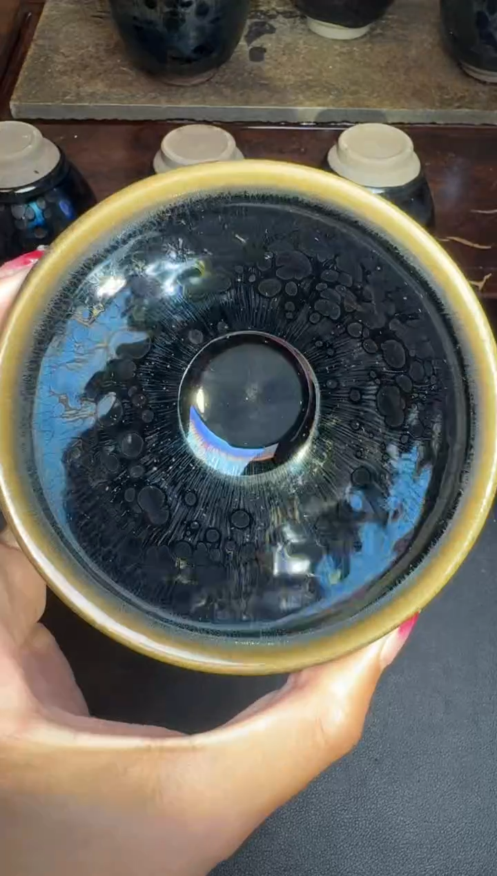 【闪购商品】茶盏建盏故事徐祖亮极曜84