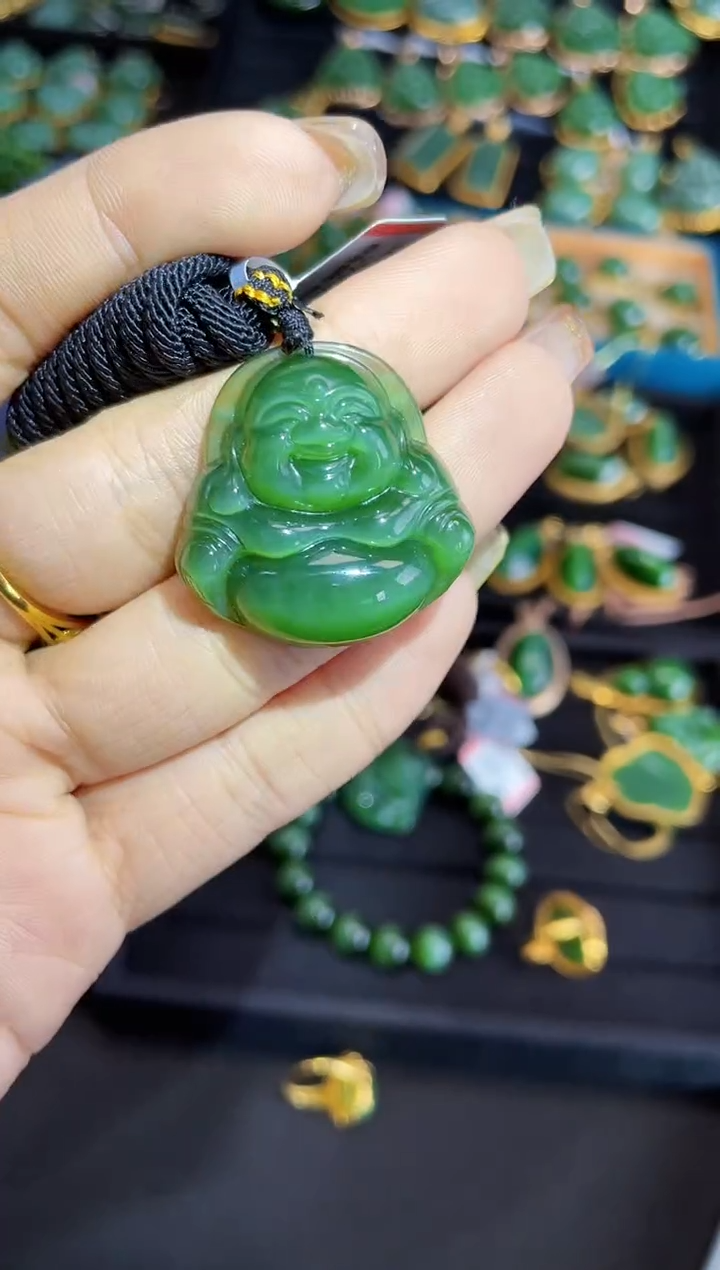 【闪购商品】和田玉吊坠未镶嵌30MM 多样性发一Z