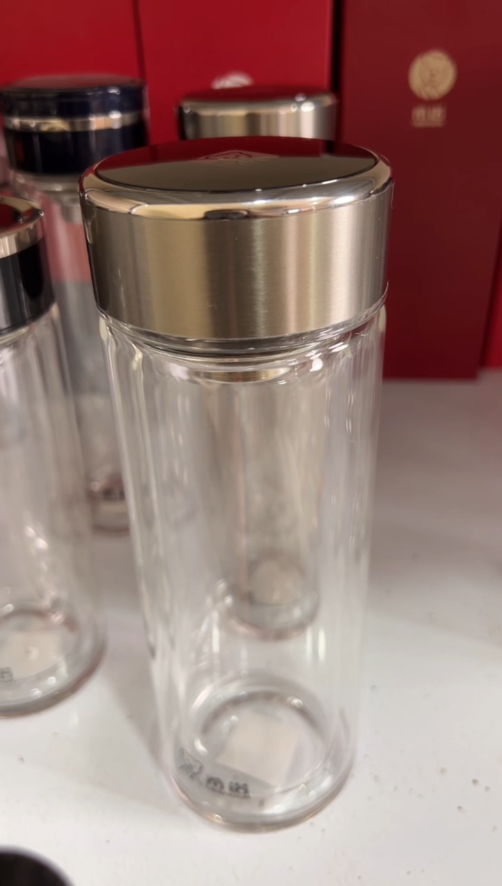 【闪购商品】双层高档365ml高硼硅茶杯