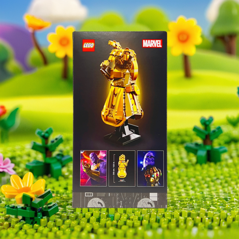 LEGO/乐高积木76191漫威灭霸无限塑料手套1盒  礼物优选