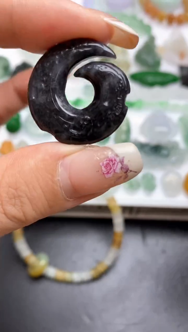 定制翡翠未镶嵌翡翠毛货~