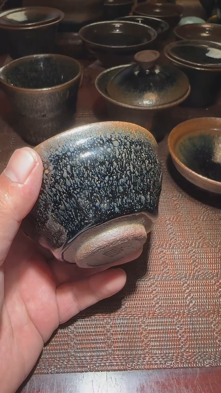 【闪购商品】茶盏通天龙窑柴烧建盏