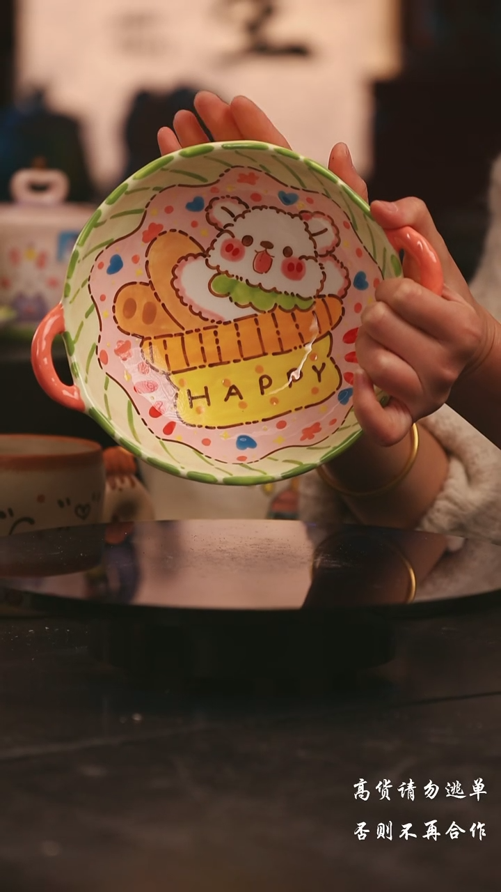 陶瓷景德镇可爱设计师款陶瓷 