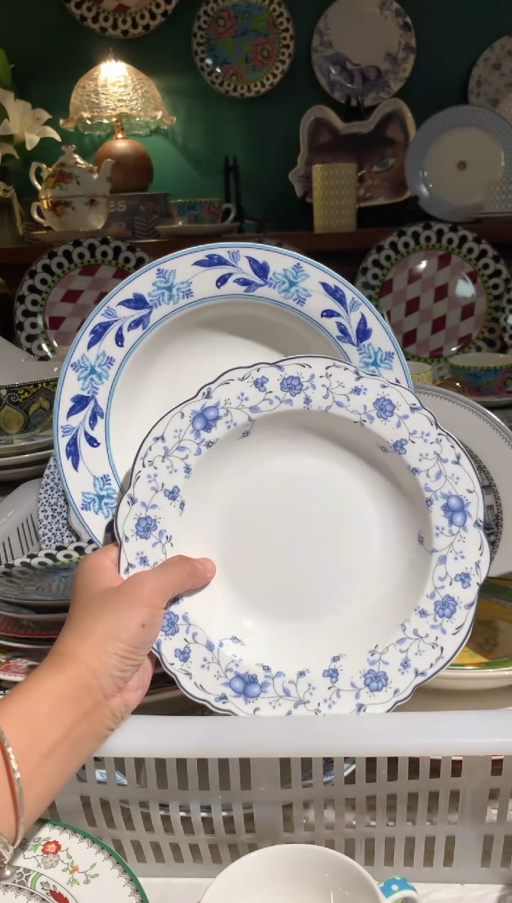瓷陶瓷原单CC077餐具2个