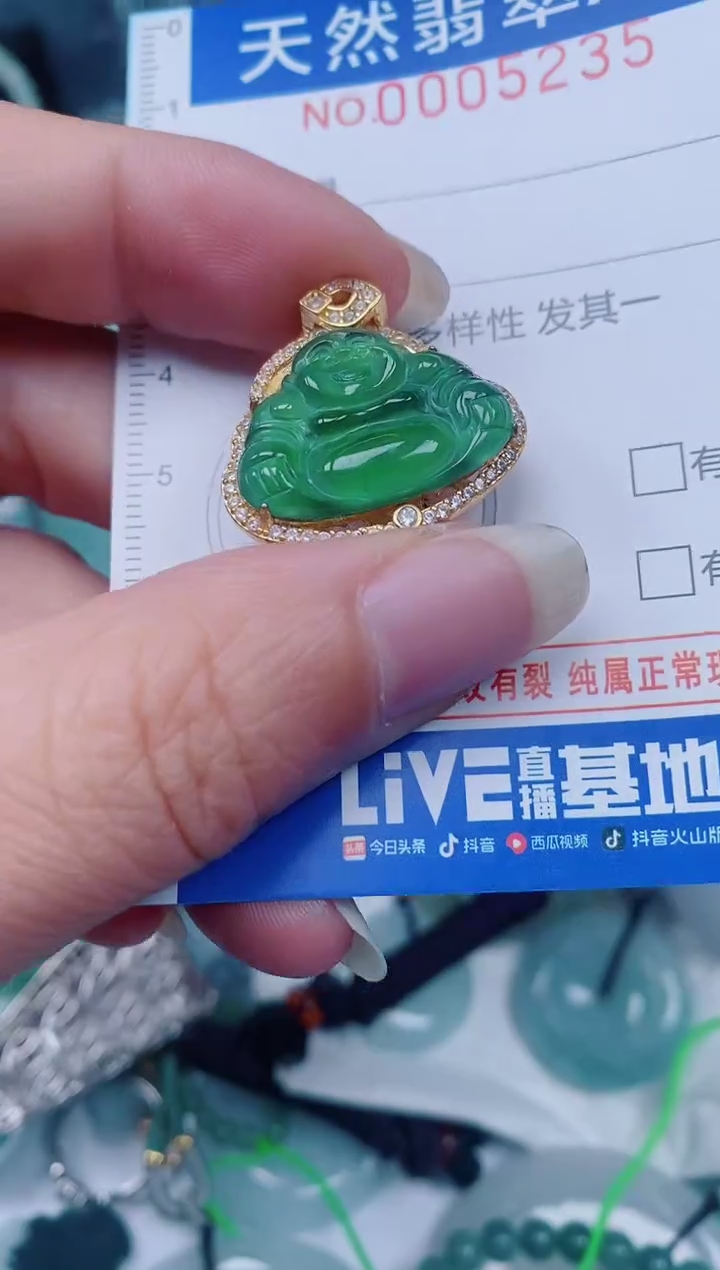 颈饰未镶嵌翡翠00005235