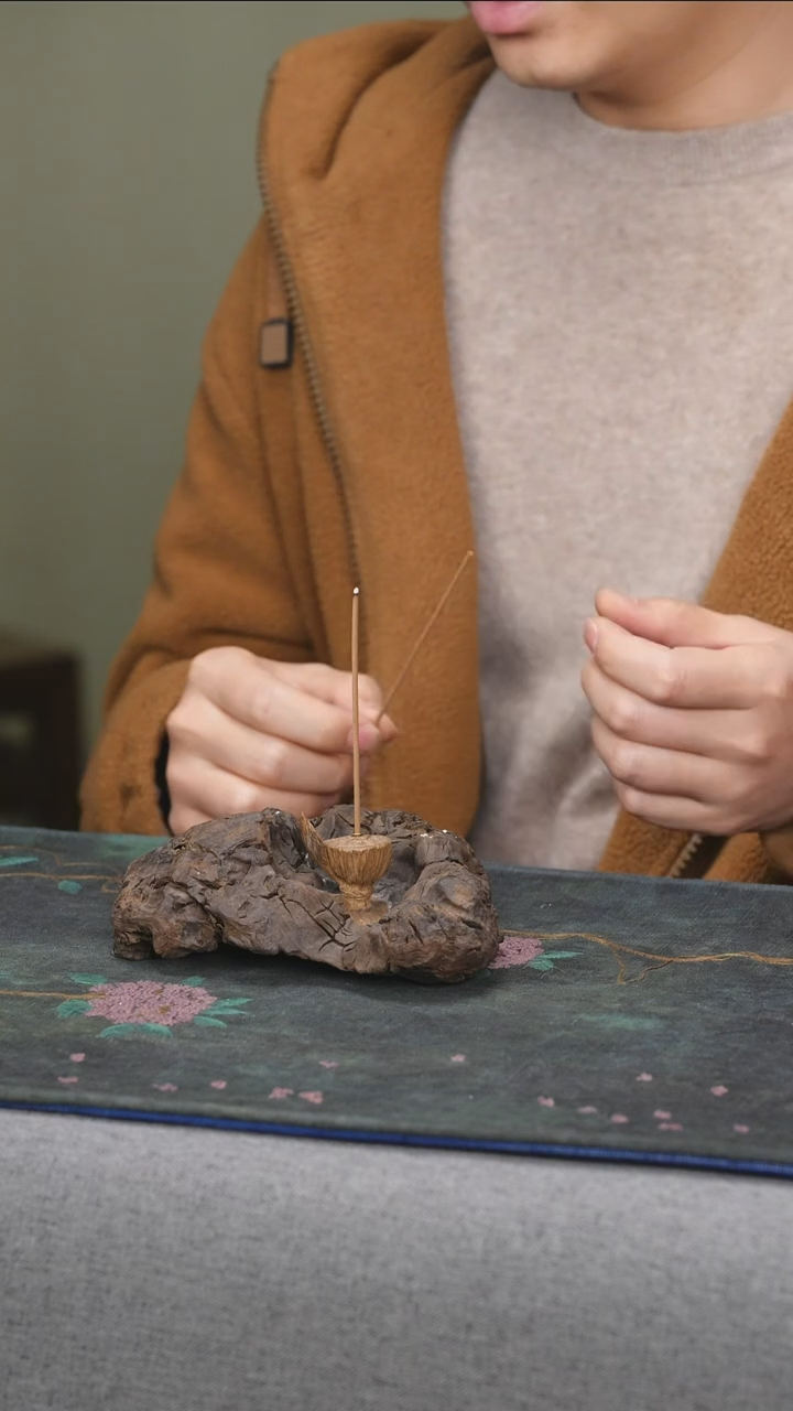 【闪购商品】金丝楠古沉瘤子手作香插