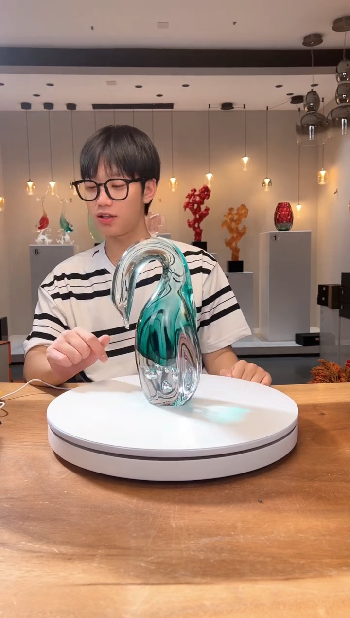 【闪购商品】茶宠巴比特美学 梳羽 天鹅摆件