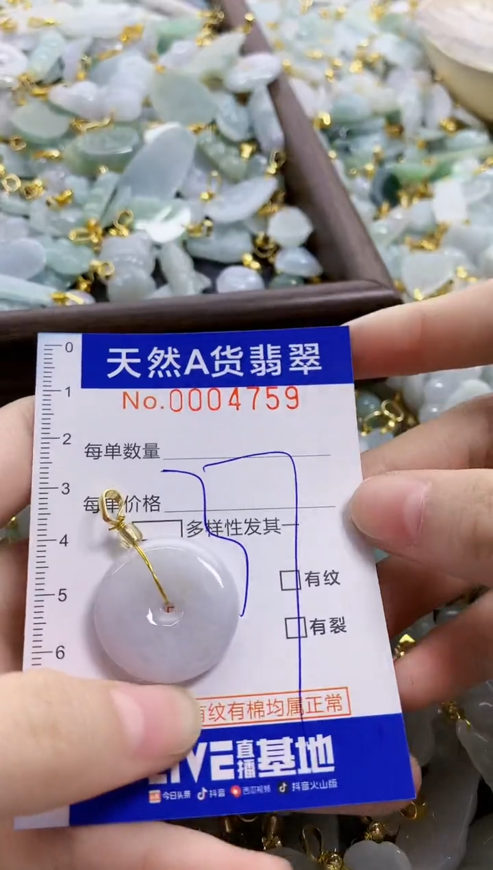 颈饰未镶嵌翡翠天然A货翡翠