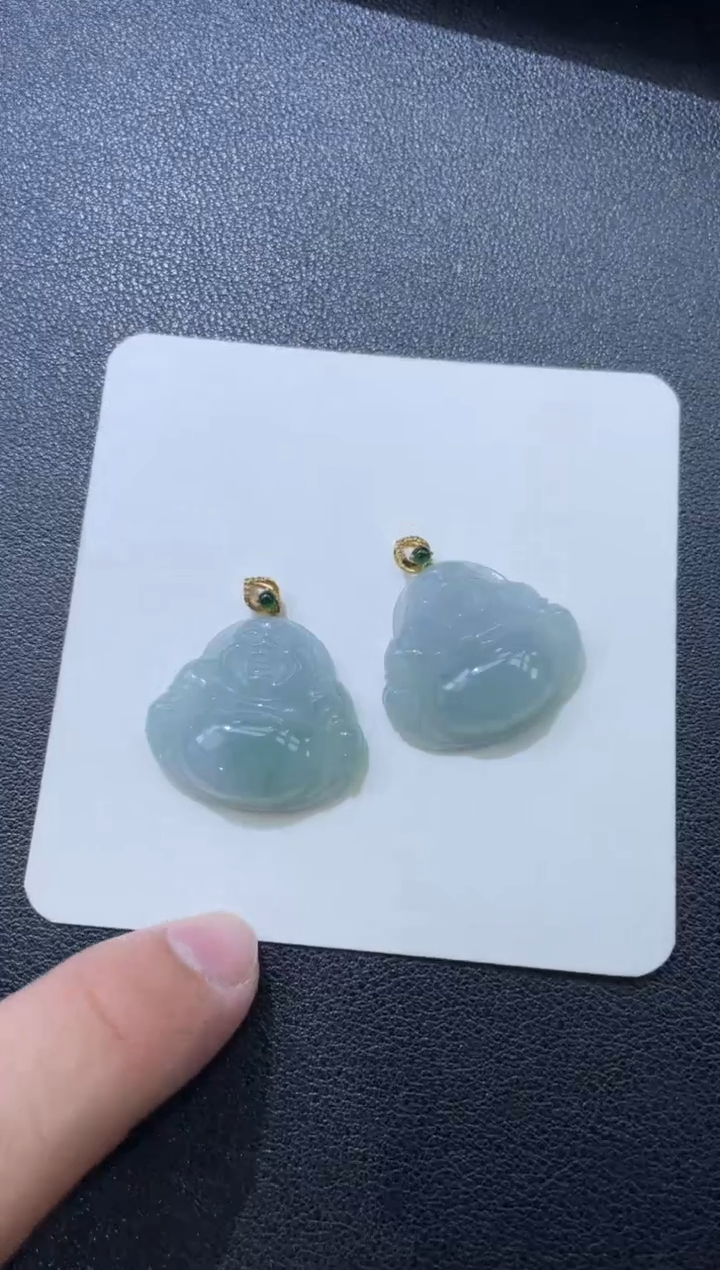 颈饰18K金镶嵌翡翠DDJ65726/多样性发一件