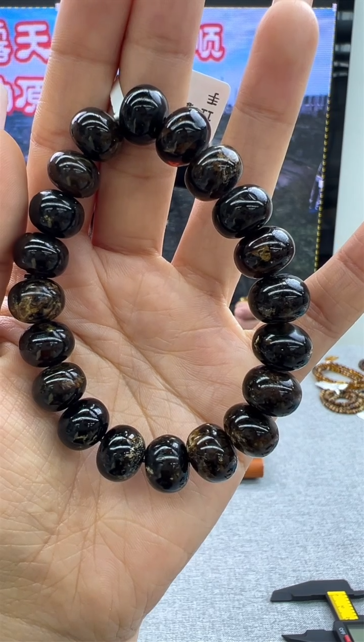 【闪购商品】琥珀手链未镶嵌68秒拍号