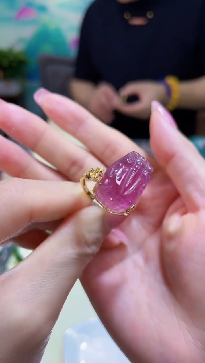 【闪购商品】碧玺颈饰18K金镶嵌@@ZY40121008