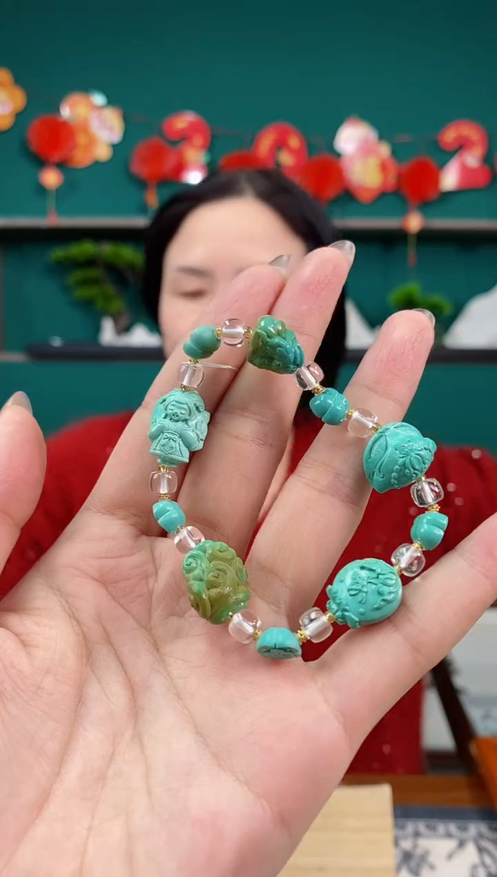 【闪购商品】绿松石珠宝奇石未镶嵌1