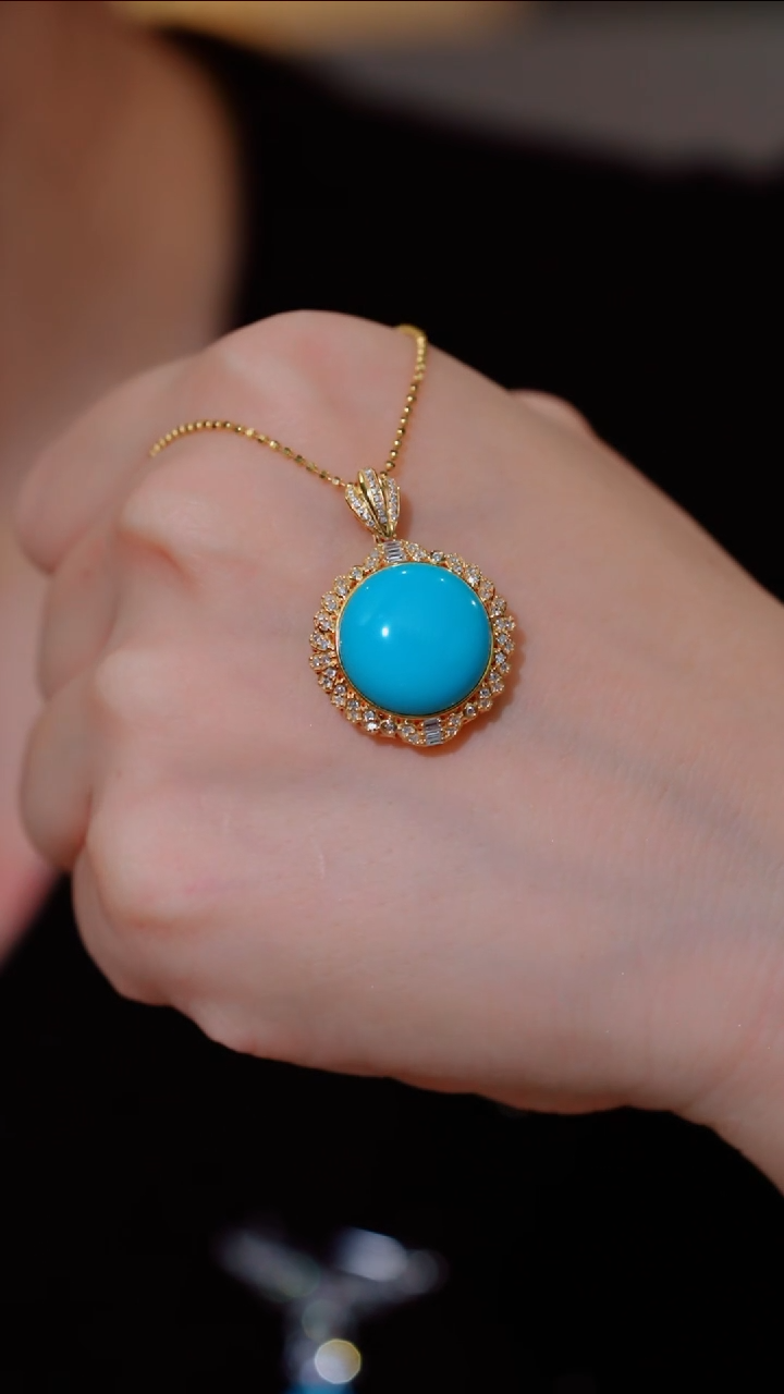 【玉峰珠宝丨安娜严选】美松吊坠不含链18K金【N7052】多样性发一