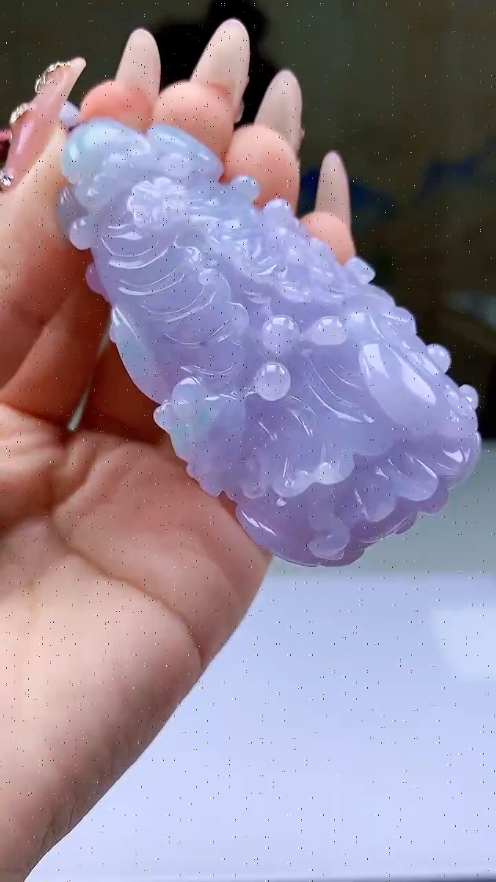 【闪购商品】定制翡翠未镶嵌4902ty-毛货挂件225