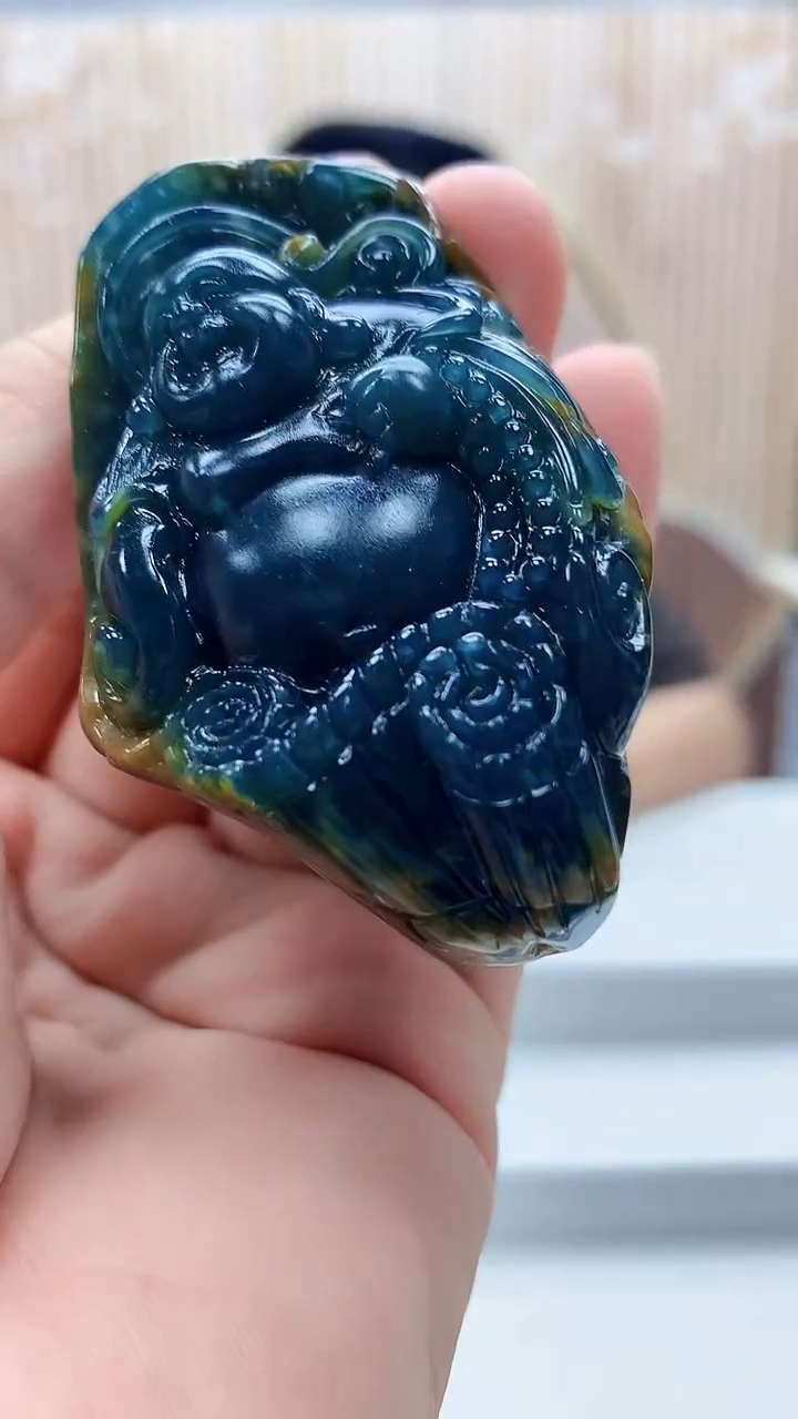 定制翡翠未镶嵌4812bb-毛货挂件64